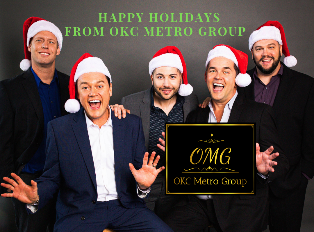 OKC Metro Group Realtors in Santa Hats